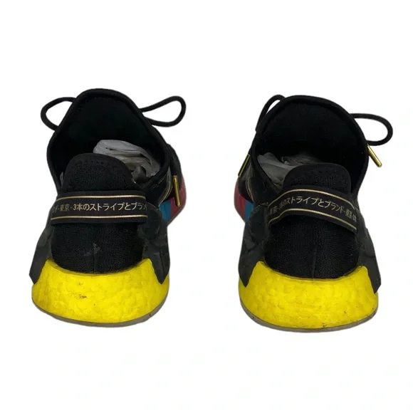 Men’s Adidas NMD R1 V2 Tokyo Nights Tennis Shoe Size 5.5 Black - Picture 5 of 7